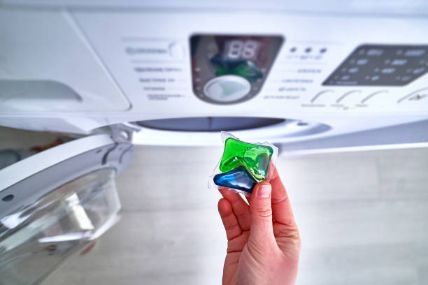 Using washing powder capsule for laundry LAUNDRY CAPSULES - Image 1